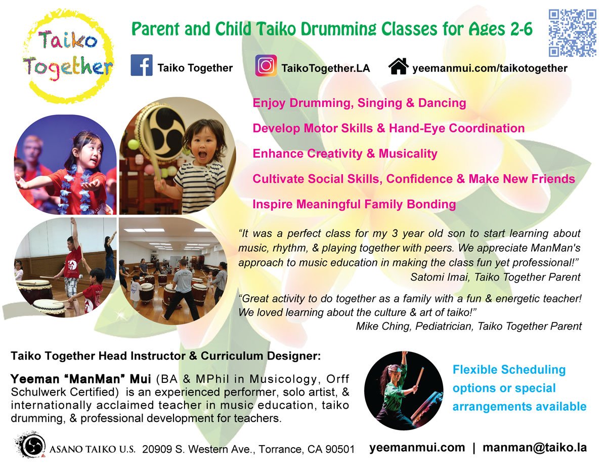 Taiko Together 1 taiko together flyer 20180806s